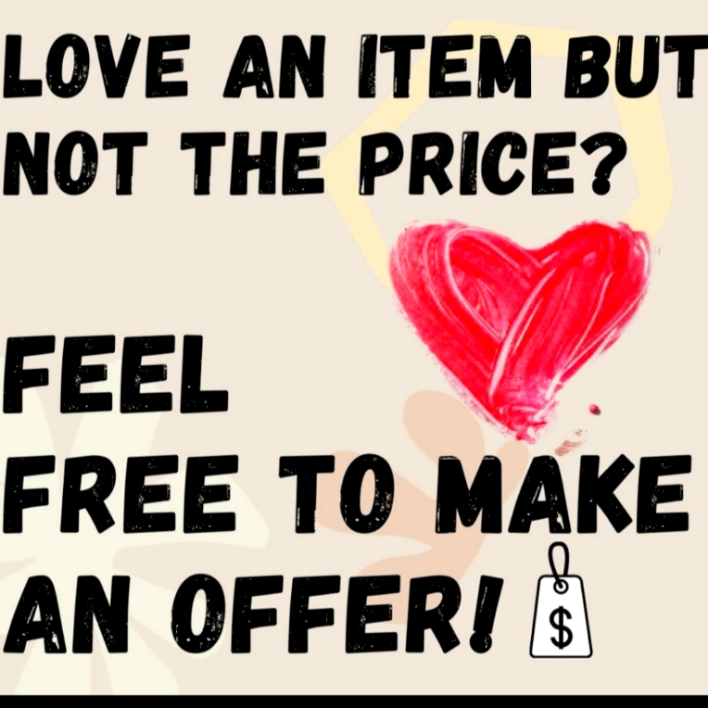 Make an offer and bundle for even better deals and combined shipping. Scroll